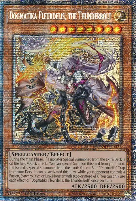 Dogmatika Fleurdelis, The Thunderbolt (Starlight Rare) [Dood-En026] Starlight Rare 1
