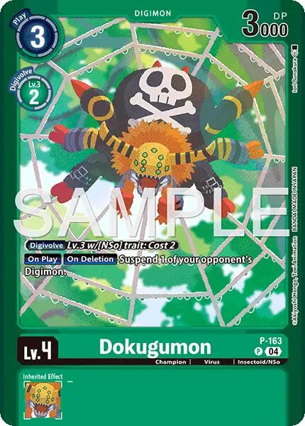 Dokugumon [P-163] (Limited Card Pack -Billion Bullet-) [Limited Card Pack -Billion Bullet-] 1