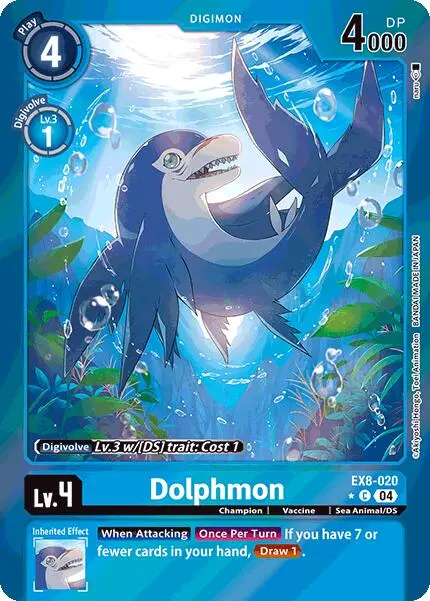 Dolphmon [Ex8-020] (Limited Foil) [Chain Of Liberation] 1