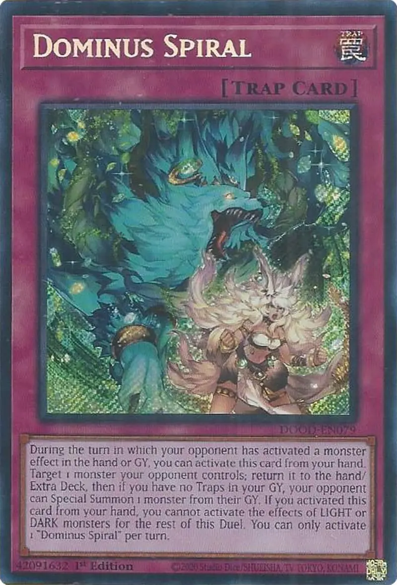 Dominus Spiral [Dood-En079] Secret Rare 1