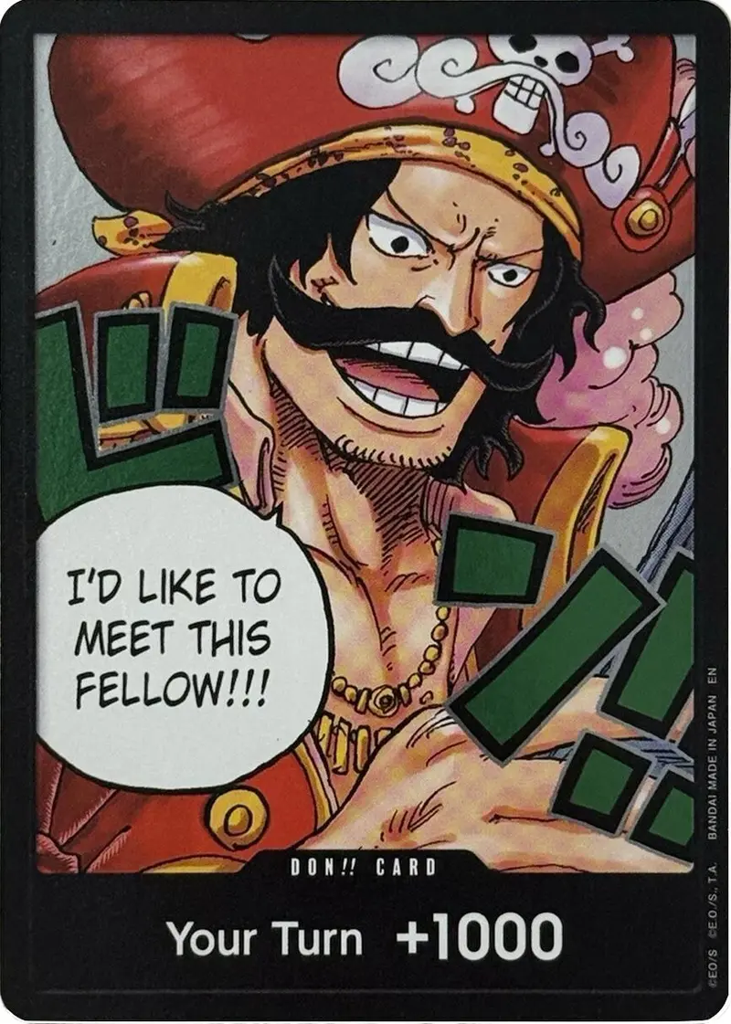 Don!! Card (Gol.D.Roger) [Carrying On His Will] 1