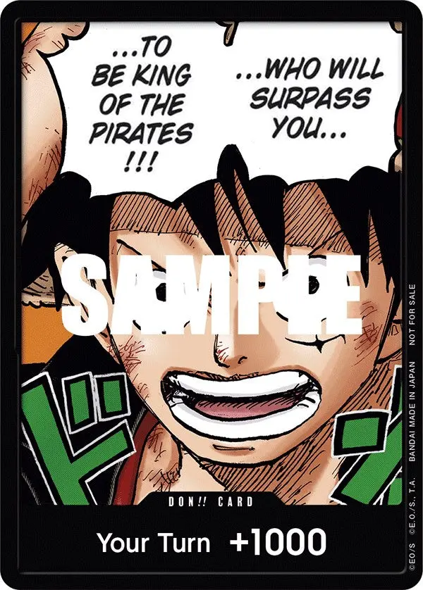 Don!! Card (Monkey.D.Luffy) (1St Anniversary Don!! Card Pack) [One Piece Promotion Cards] 1