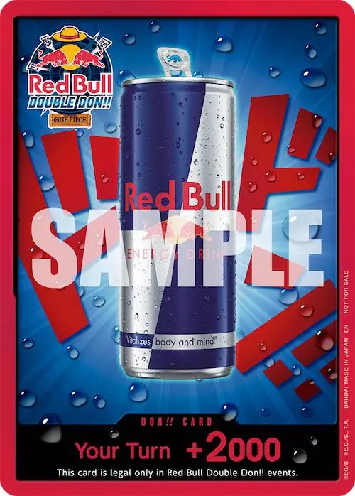 Don!! Card (Red Bull Double Don!!) [One Piece Promotion Cards] 1