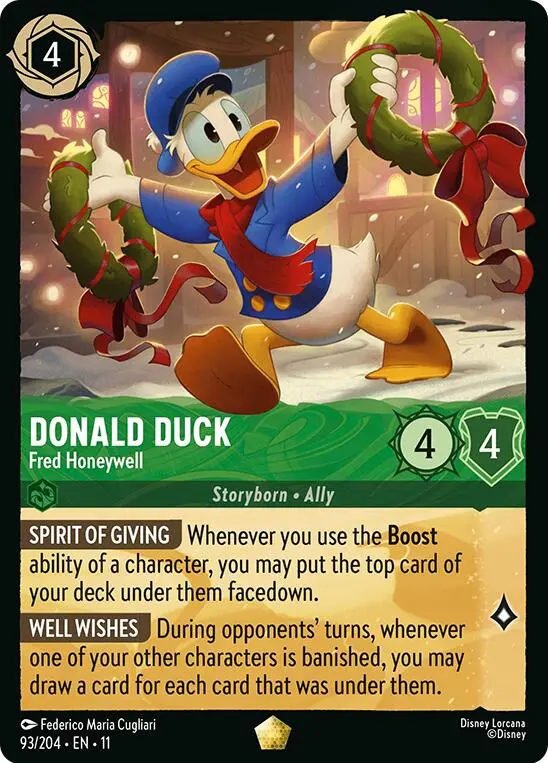 Donald Duck - Fred Honeywell (93/204) [Winterspell] 1