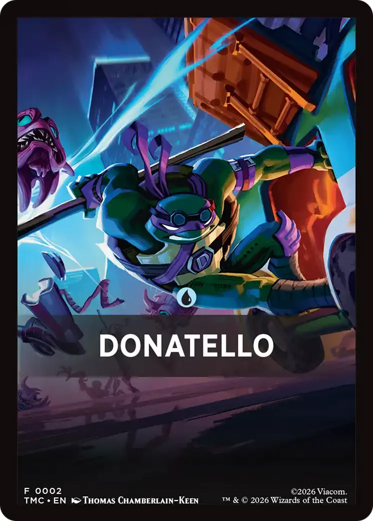 Donatello Theme Card [Teenage Mutant Ninja Turtles Commander Tokens] 1