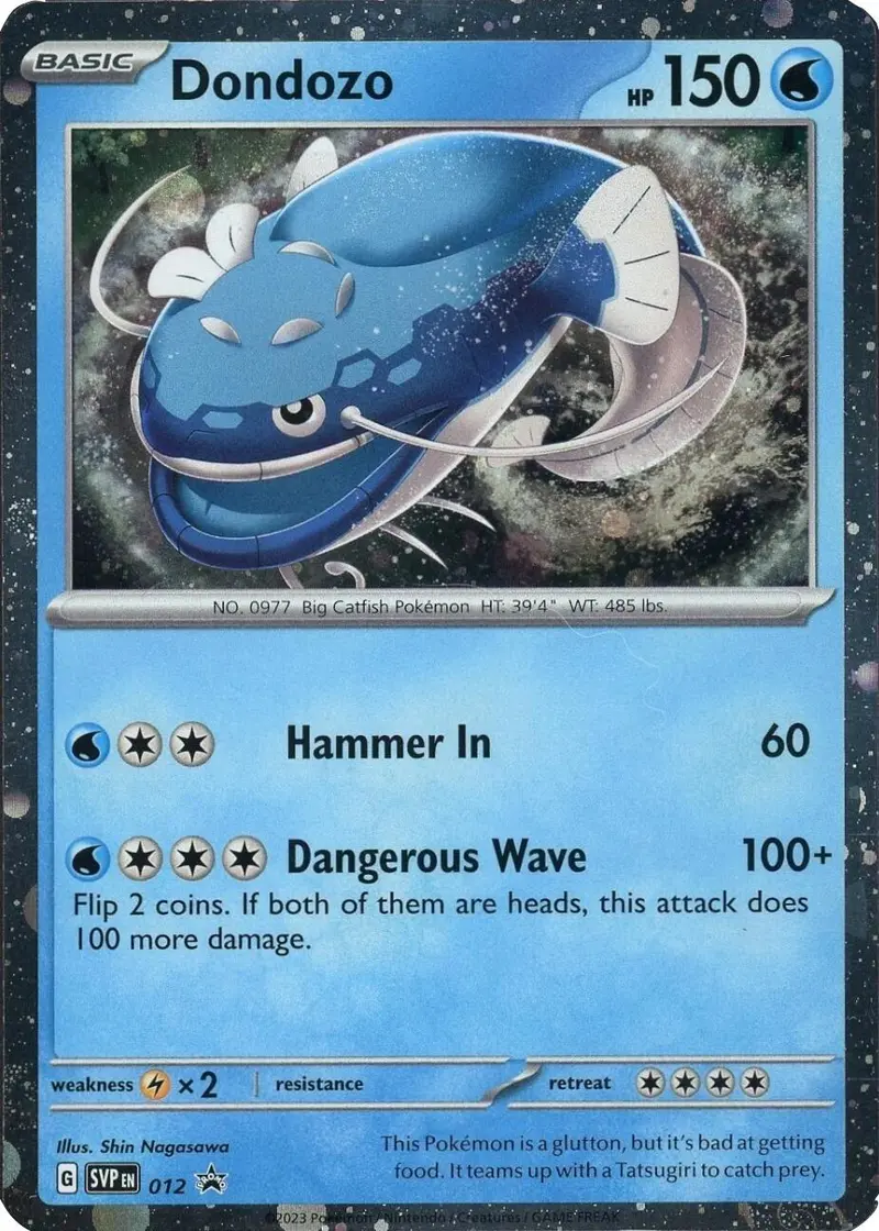 Dondozo (012) (Cosmos Holo) [Scarlet & Violet: Black Star Promos] 1