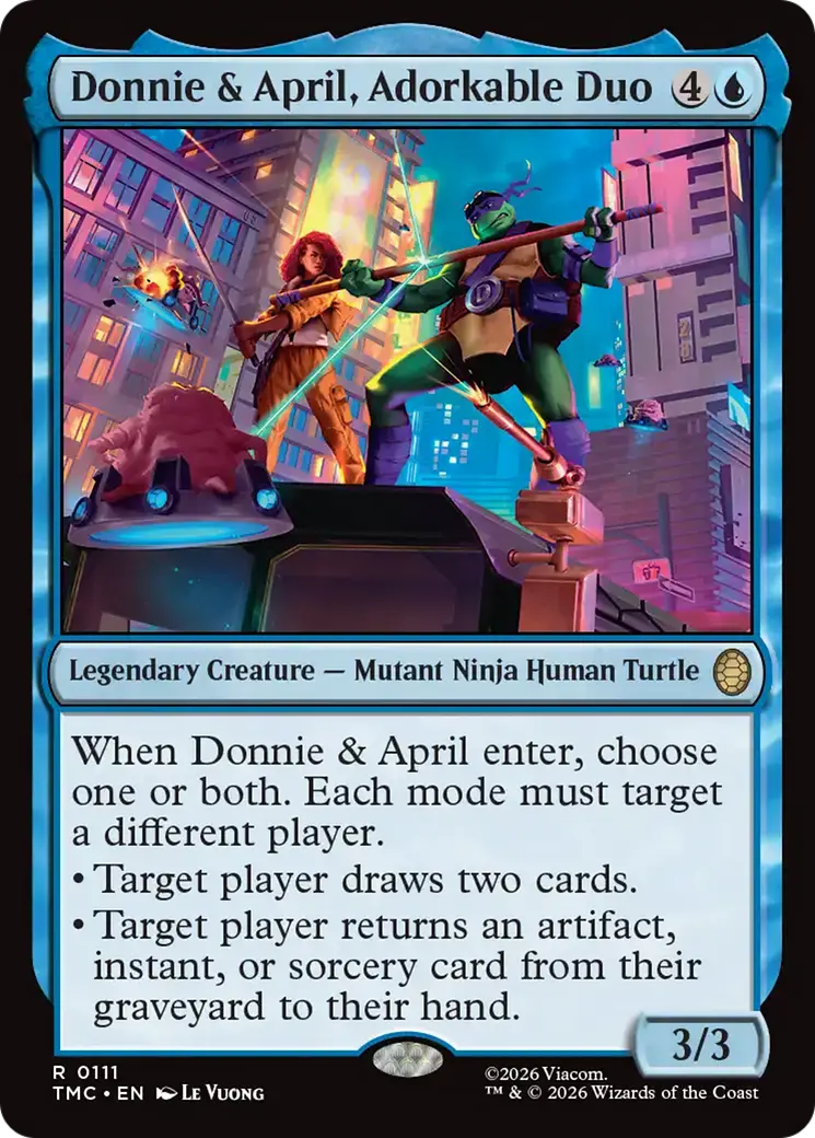 Donnie & April, Adorkable Duo [Teenage Mutant Ninja Turtles Commander] 1