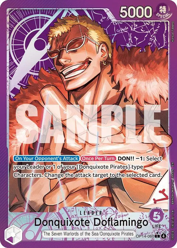 Donquixhote Doflamingo (Alternate Art) [The Azure Sea's Seven] 1