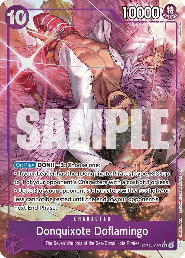 Donquixhote Doflamingo (Op14-069) (Alternate Art) [The Azure Sea's Seven] 1