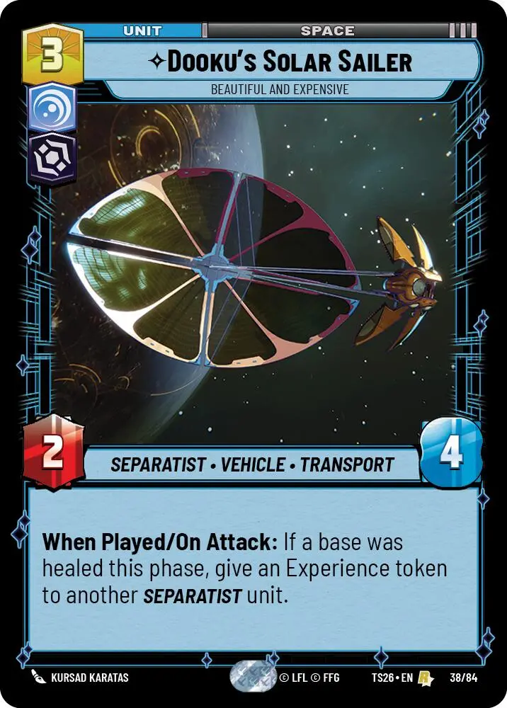 Dooku's Solar Sailer - Beautiful And Expensive (38/84) (38/84) [Twin Suns] 1