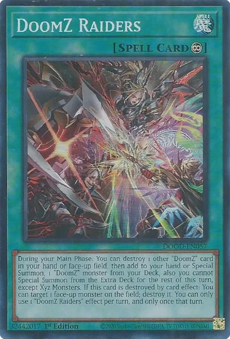 Doomz Raiders [Dood-En057] Super Rare 1