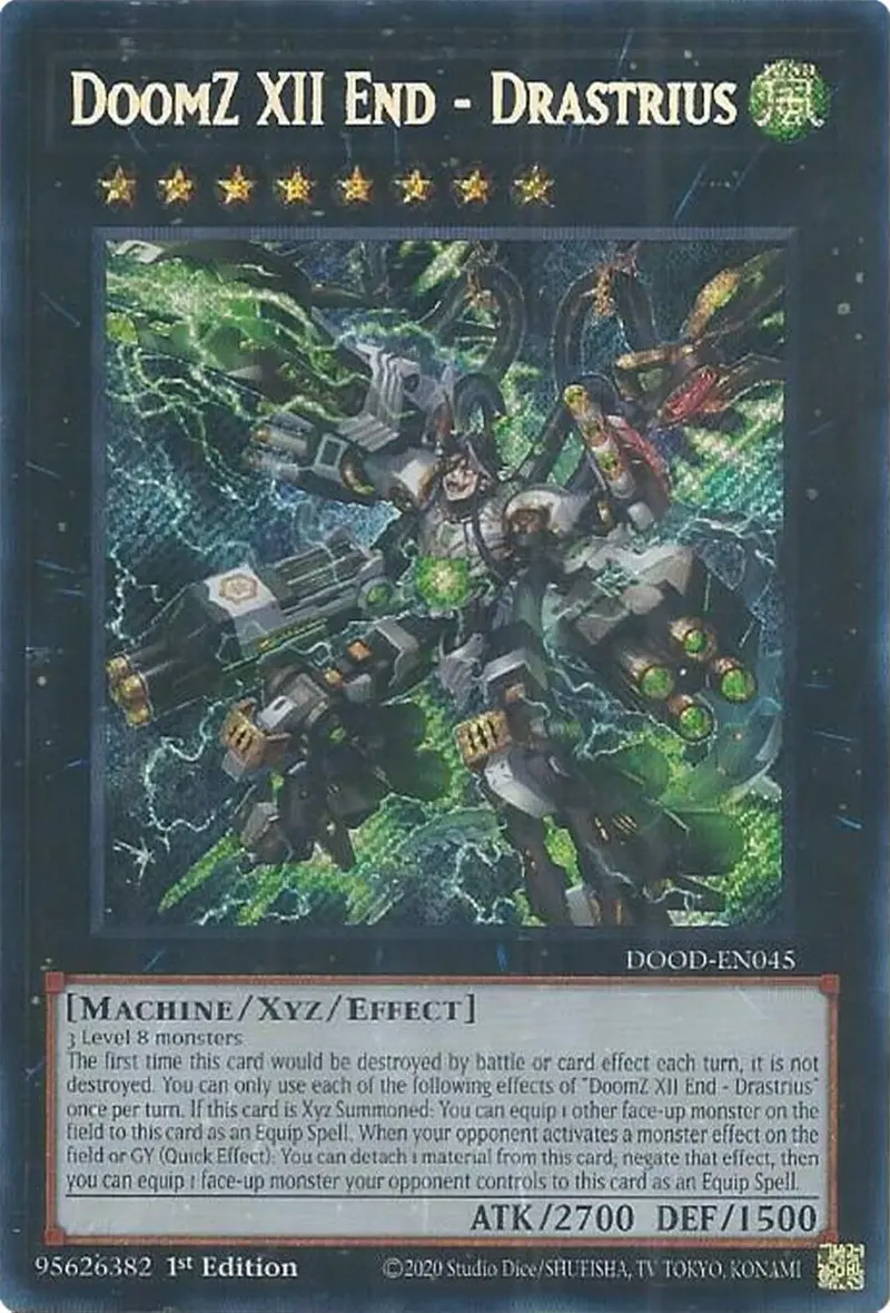 Doomz Xii End - Drastrius [Dood-En045] Secret Rare 1