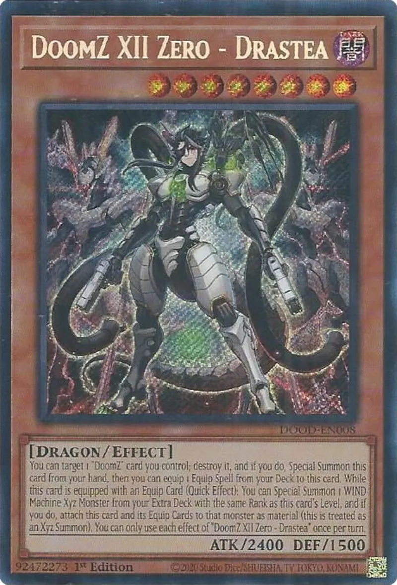 Doomz Xii Zero - Drastea [Dood-En008] Secret Rare 1