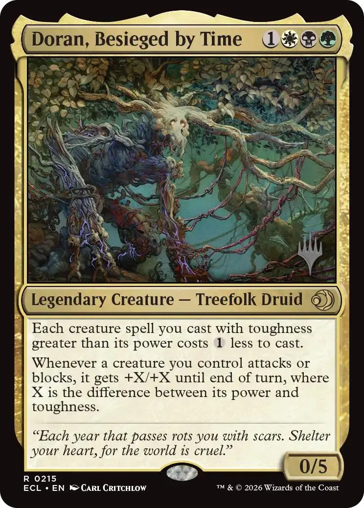 Doran, Besieged By Time [Lorwyn Eclipsed Promos] 1
