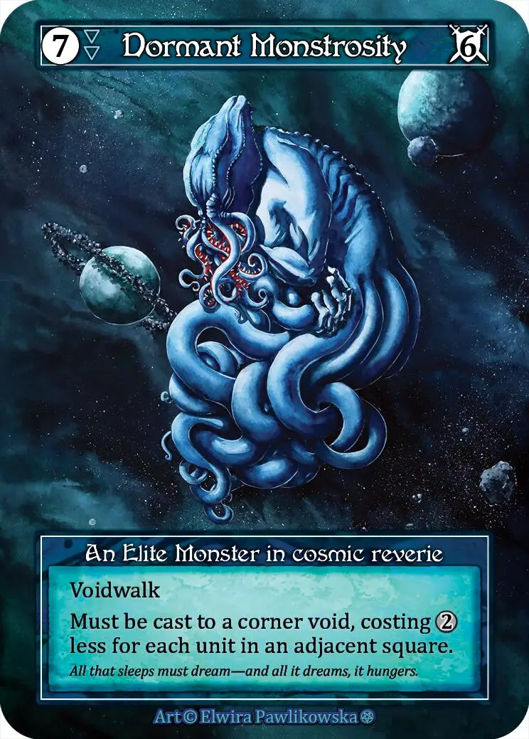 Dormant Monstrosity (Foil) [Gothic] 1