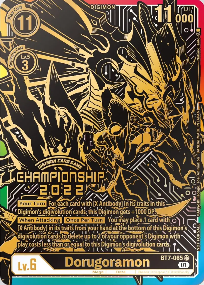 Dorugoramon [Bt7-065] (2022 Championship Finals 1St Place) [Next Adventure Promos] 1