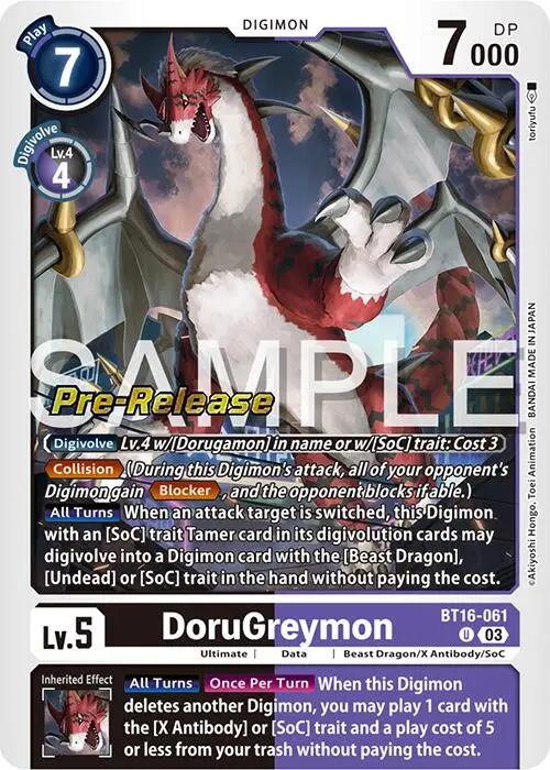 Dorugreymon [Bt16-061] [Beginning Observer Pre-Release Promos] 1