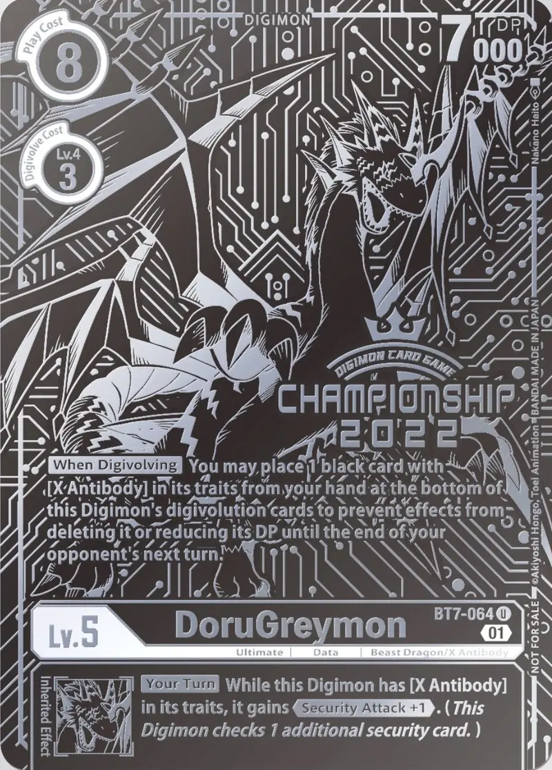 Dorugreymon [Bt7-064] (2022 Championship Finals 2Nd Place) [Next Adventure Promos] 1