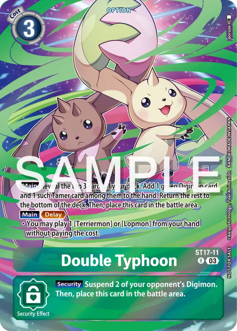 Double Typhoon [St17-11] (Spring Break Event 2024) [Starter Deck: Double Typhoon Advanced Deck Set Promos] 1