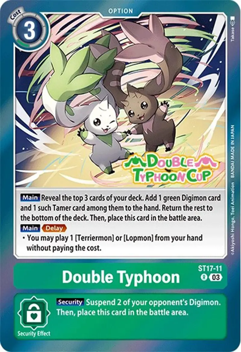 Double Typhoon [St17-11] [Starter Deck: Double Typhoon Advanced Deck Set Pre-Release Cards] 1