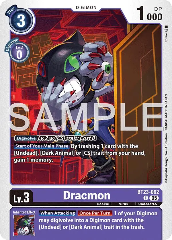 Dracmon [Bt23-062] [Hackers' Slumber] 1