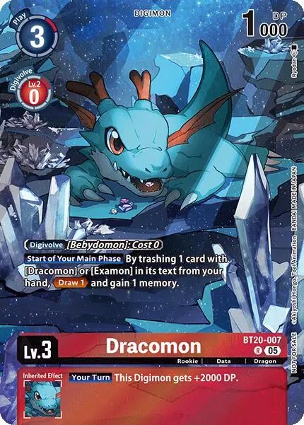 Dracomon [Bt20-007] (Box Topper) [Versus Monsters] 1