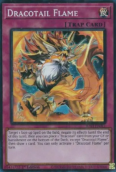 Dracotail Flame (Super Rare) [Jush-En011] Super Rare 1