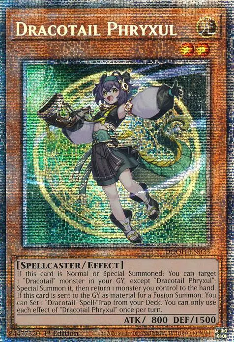 Dracotail Phryxul (Starlight Rare) [Dood-En023] Starlight Rare 1