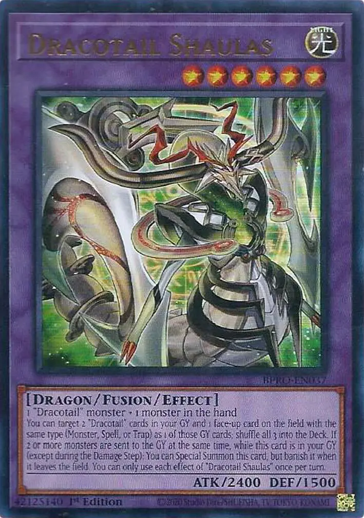 Dracotail Shaulas [Bpro-En037] Ultra Rare 1