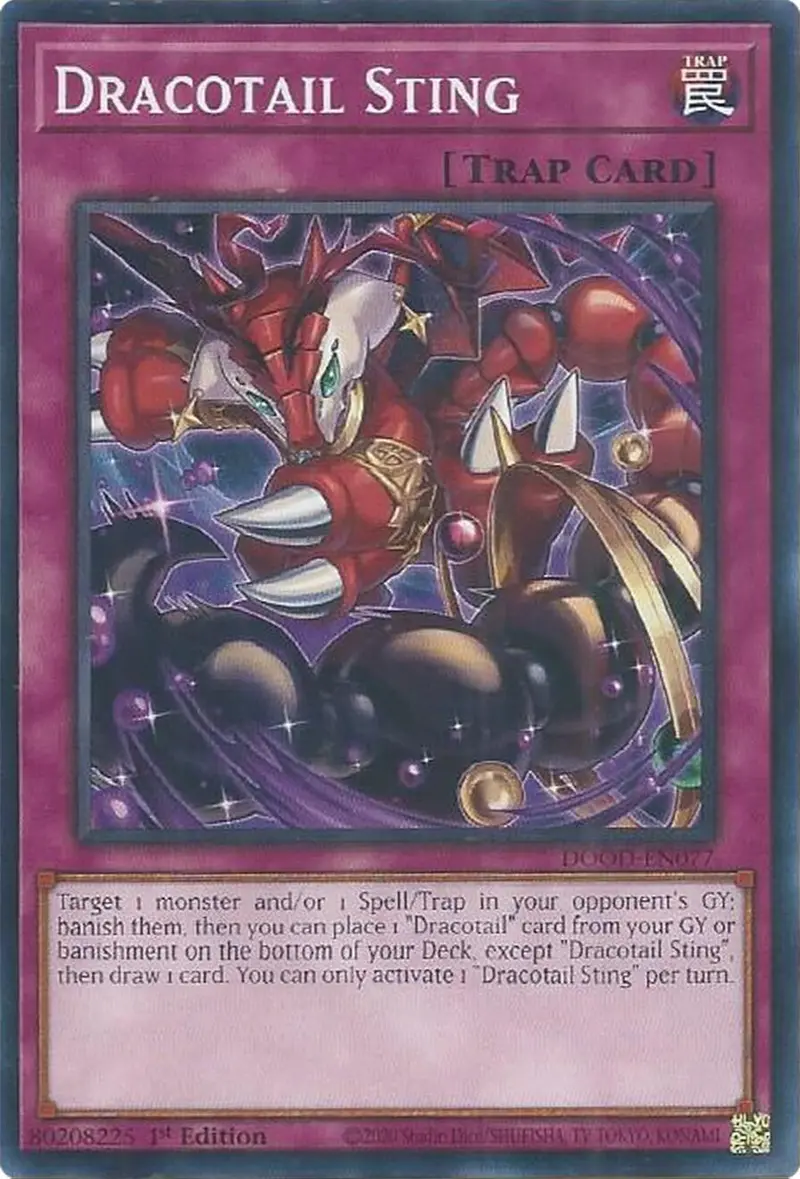 Dracotail Sting [Dood-En077] Common 1