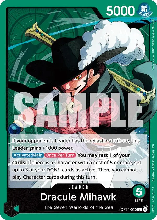 Dracule Mihawk [The Azure Sea's Seven] 1