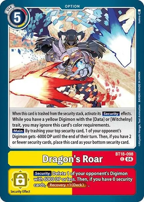 Dragon's Roar [Bt18-098] [Release Special Booster Ver.2.0] 1