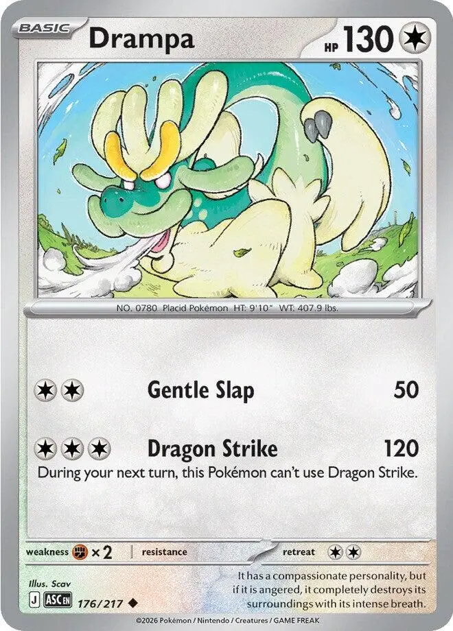 Drampa (176/217) [Mega Evolution: Ascended Heroes] 1