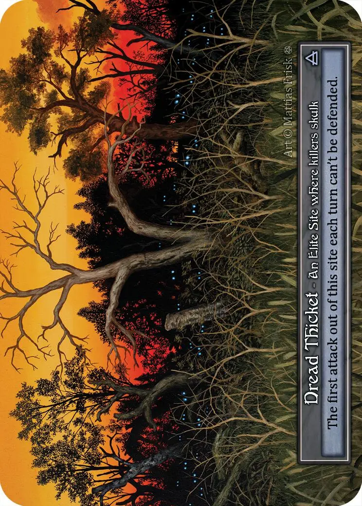 Dread Thicket (Foil) [Gothic] 1