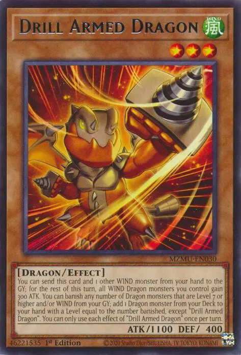 Drill Armed Dragon [Mzmu-En030] Rare 1