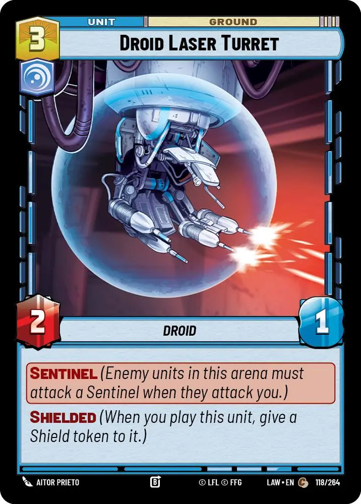 Droid Laser Turret (118/264) (118/264) [A Lawless Time] 1