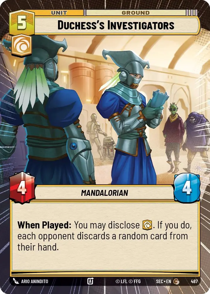 Duchess's Investigators (487) (Hyperspace) (487) [Secrets Of Power] 1