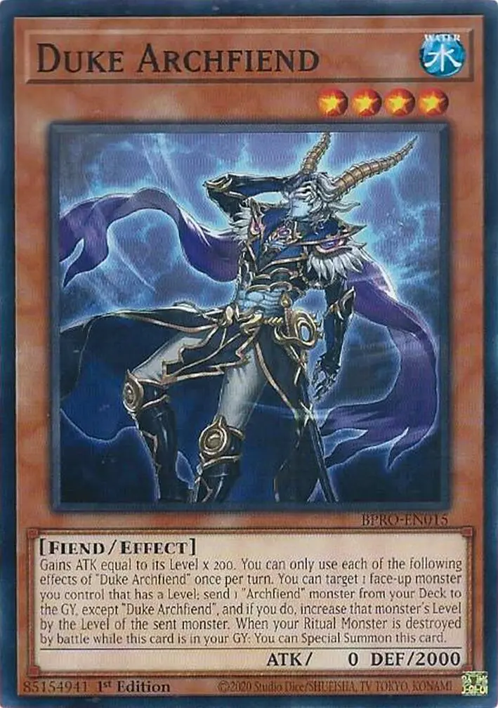 Duke Archfiend [Bpro-En015] Common 1