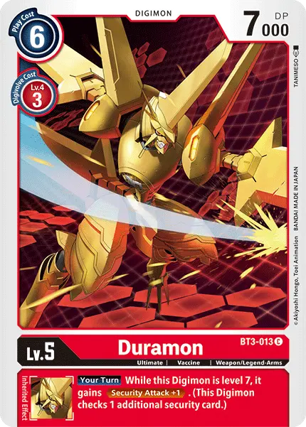 Duramon [Bt3-013] [Release Special Booster Ver.1.5] 1