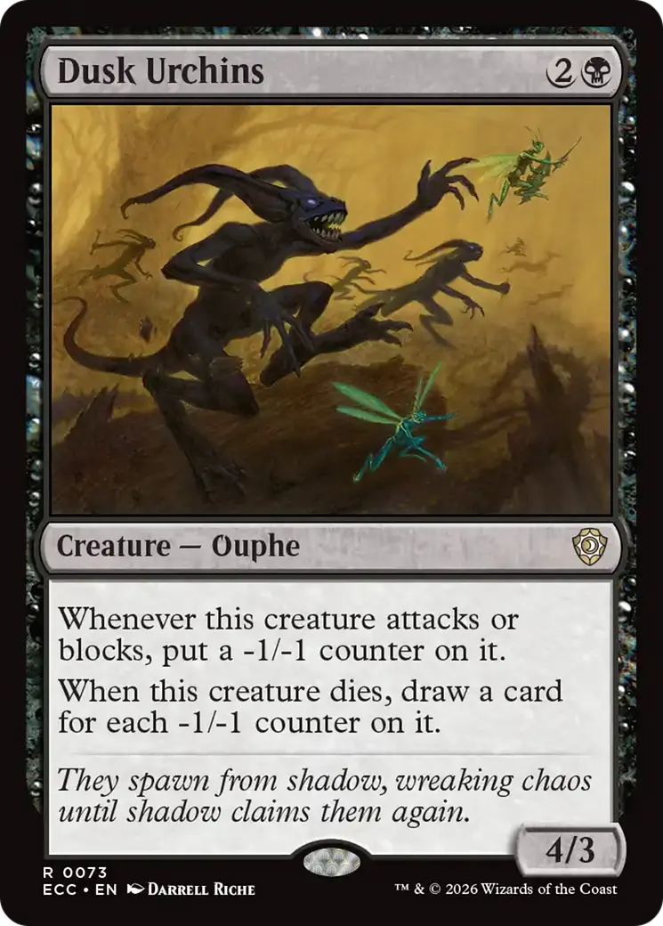 Dusk Urchins [Lorwyn Eclipsed Commander] 1