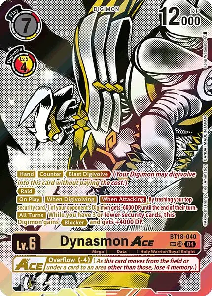 Dynasmon Ace [Bt18-040] (Textured) [Release Special Booster Ver.2.0] 1