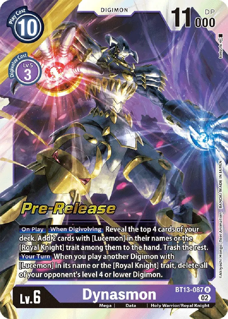 Dynasmon [Bt13-087] [Versus Royal Knights Booster Pre-Release Cards] 1