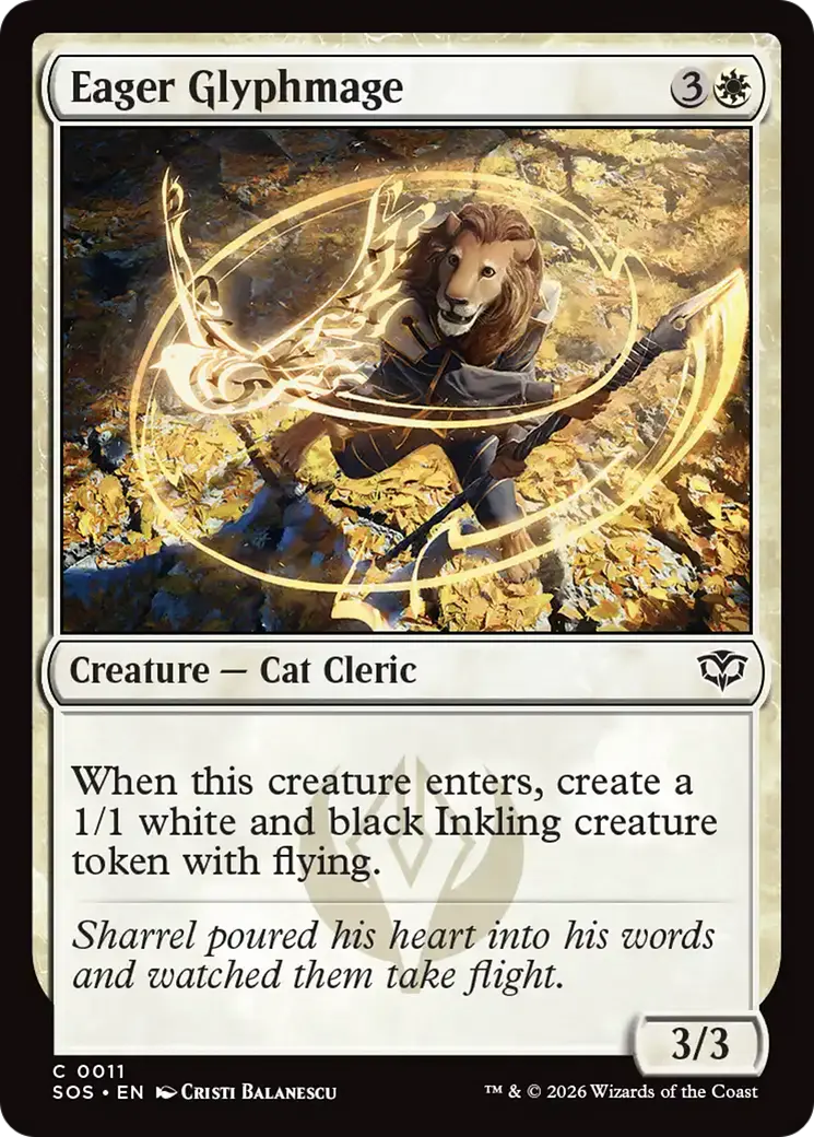 Eager Glyphmage [Secrets Of Strixhaven] 1