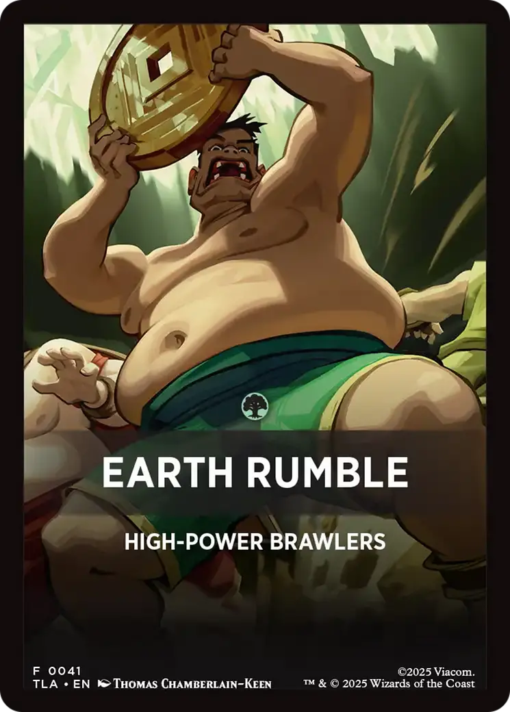 Earth Rumble Theme Card [Avatar: The Last Airbender Tokens] 1