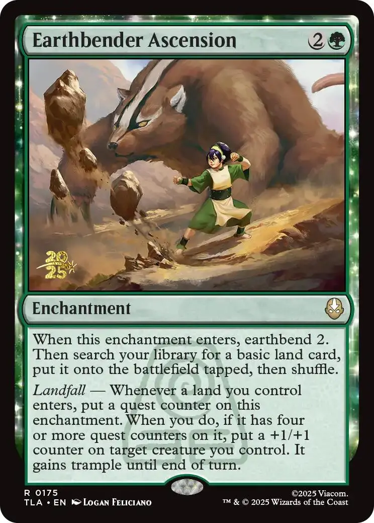Earthbender Ascension [Avatar: The Last Airbender Prerelease Cards] 1