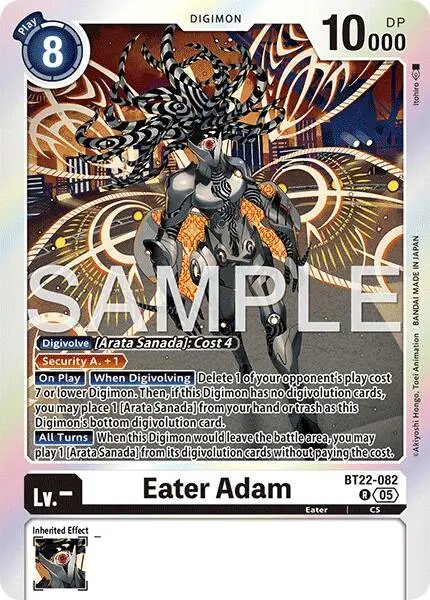 Eater Adam [Bt22-082] [Cyber Eden] 1