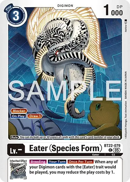 Eater [Bt22-079] (Species Form) [Cyber Eden] 1