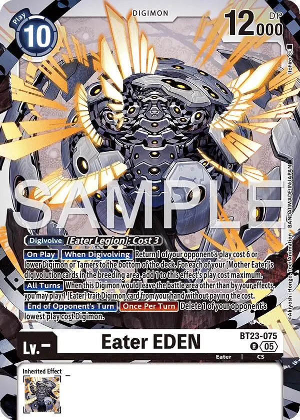 Eater Eden [Bt23-075] [Hackers' Slumber] 1