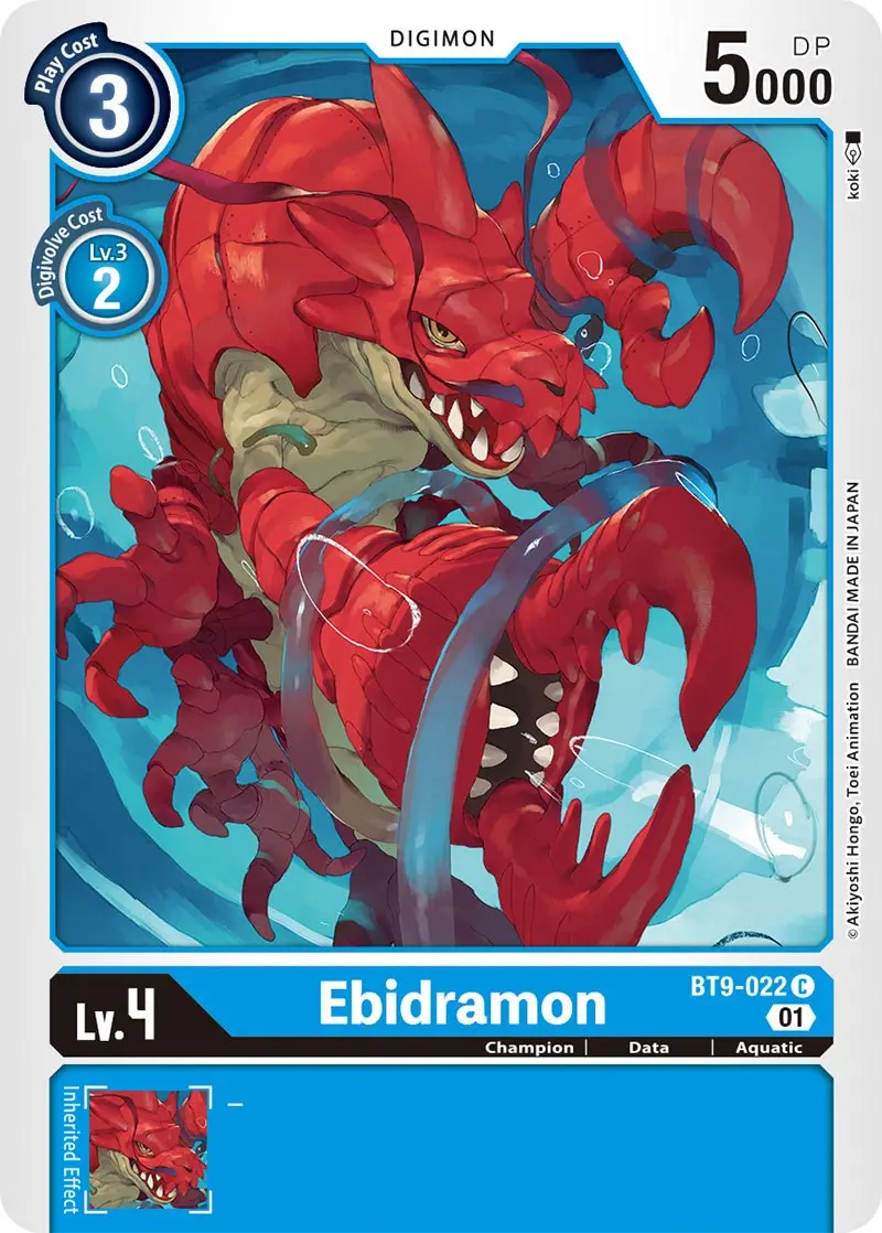 Ebidramon [Bt9-022] [X Record] 1