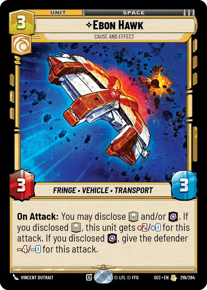 Ebon Hawk (219/264) - Cause And Effect (219/264) [Secrets Of Power] 1